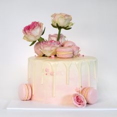 Floral Drip Cake